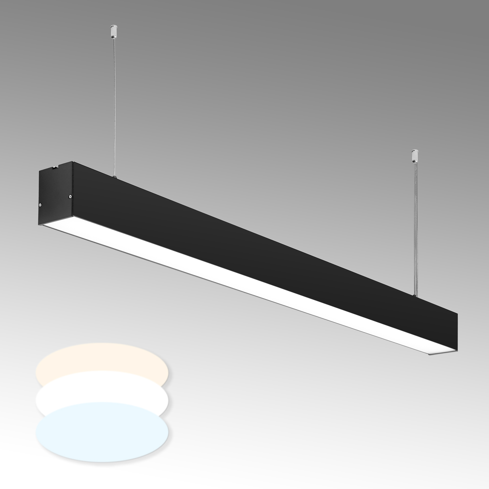 Линейные светильники длины. Светильник светодиодный линейный 1500 мм. Linear p7050 1250 3000k 37w. Подвесной линейный светильник черный.